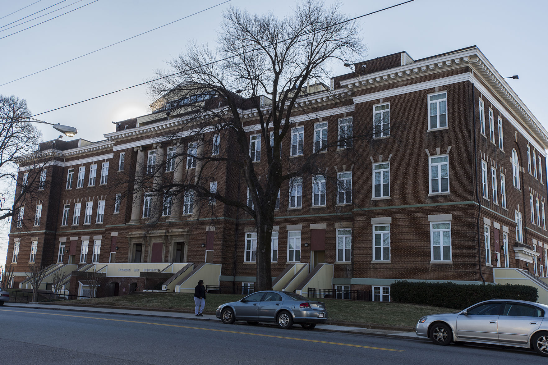 Then and Now - 2016-12-26 College Hill - Lynchburg High Apartments